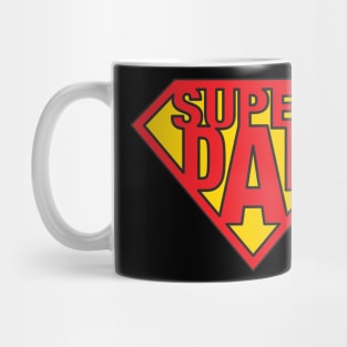 Super Dad Retro Cool Fathers Day Design Mug